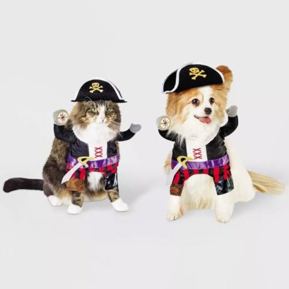 Hyde & EEK! Boutique | Pirate Dog and Cat Costume | Size Extra Small